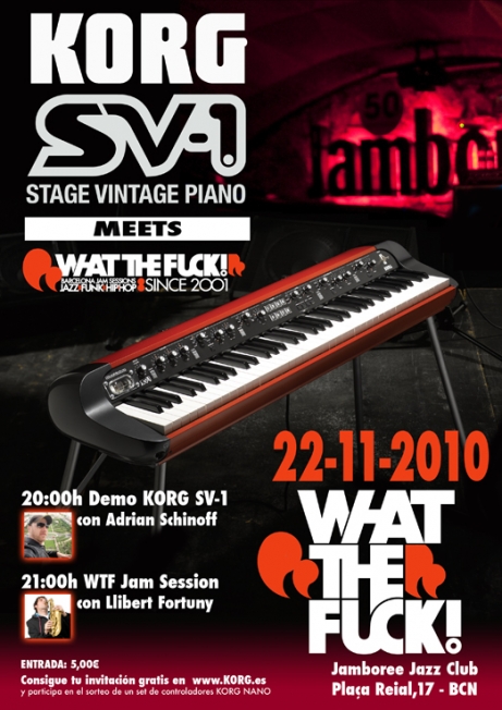 22 nov : KORG Stage Vintage Piano SV-1 meets WTF B